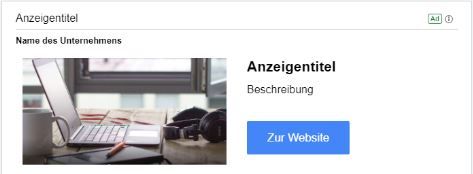 Discovery Anzeige auf Gmail